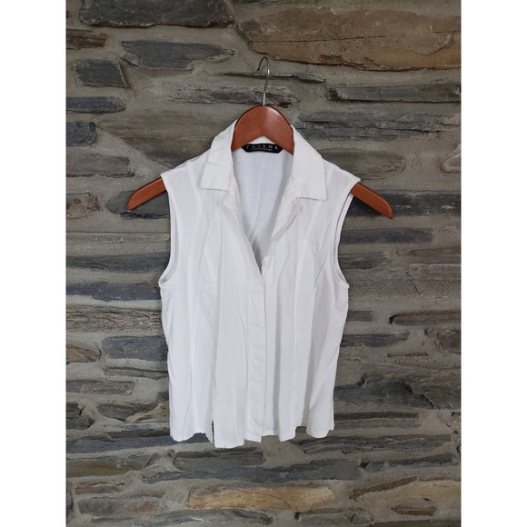 TAILOR Linen Buttoned Shirt White XS - Picture 1 of 4